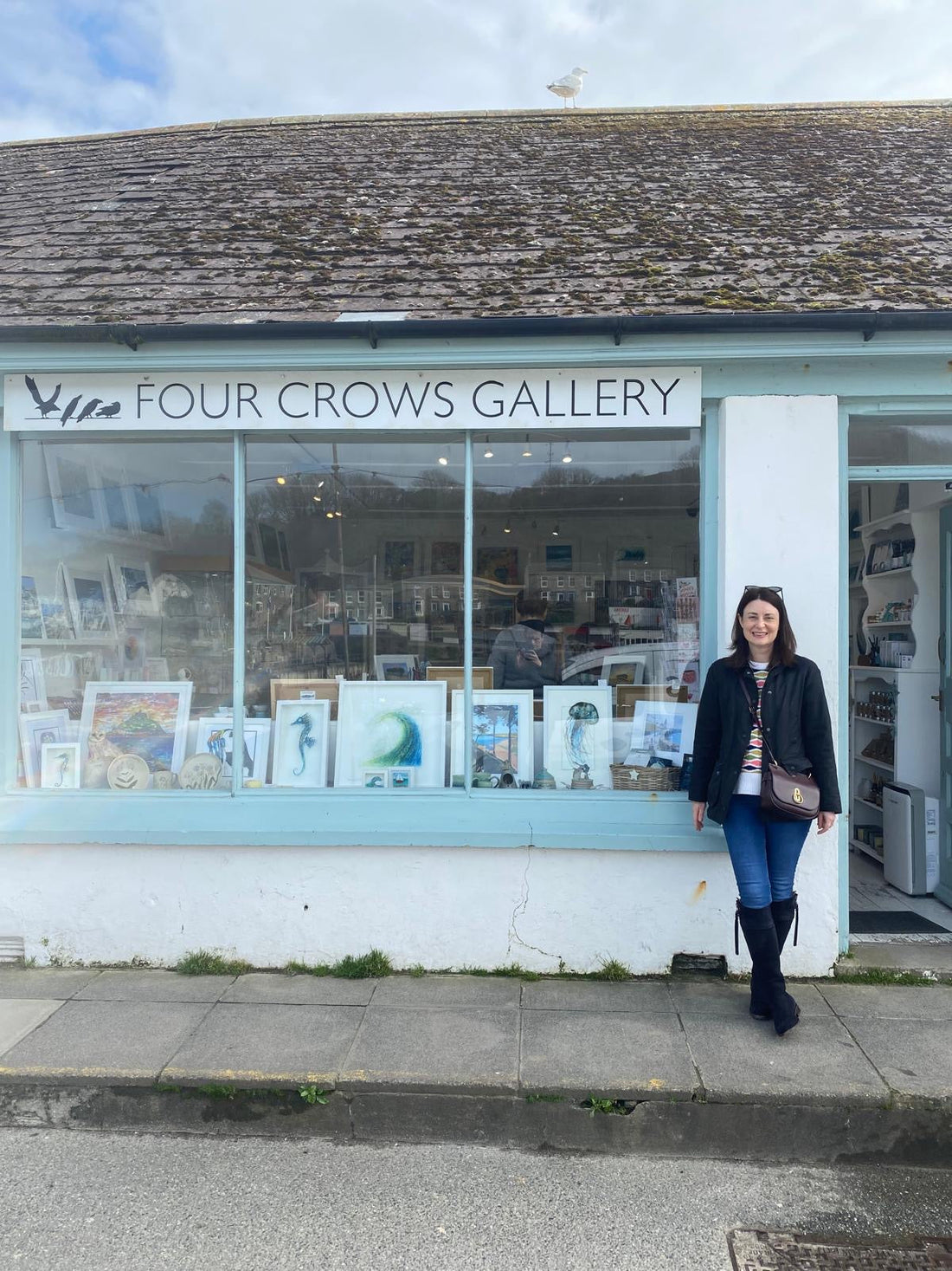 New Lino Prints at Four Crows Gallery in Porthleven