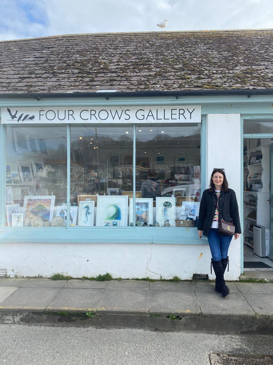 New Lino Prints at Four Crows Gallery in Porthleven